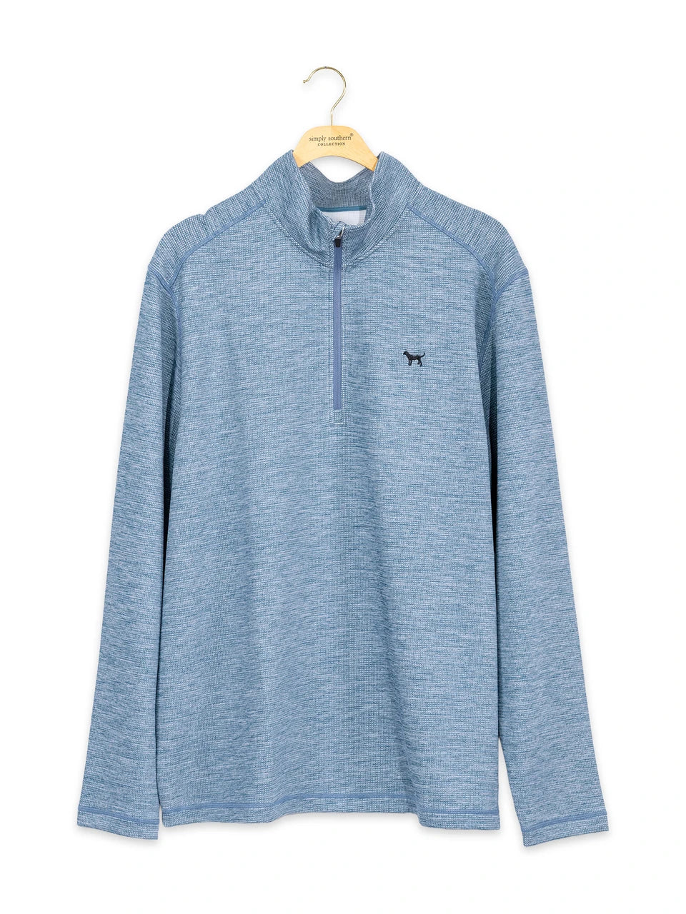 Denim Heather Quarterzip