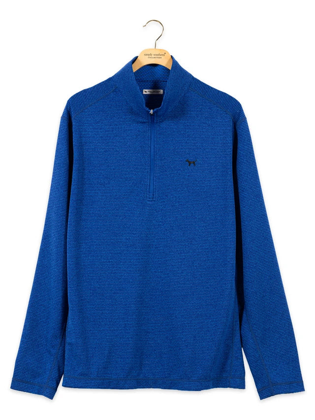 Midnight Blue Tech Quarterzip
