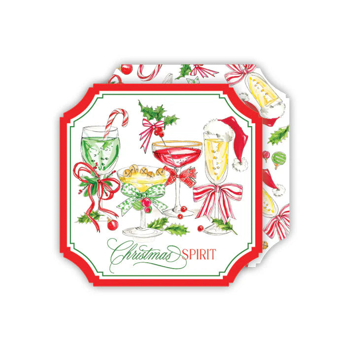 Christmas Ticket Coaster - Handpaited