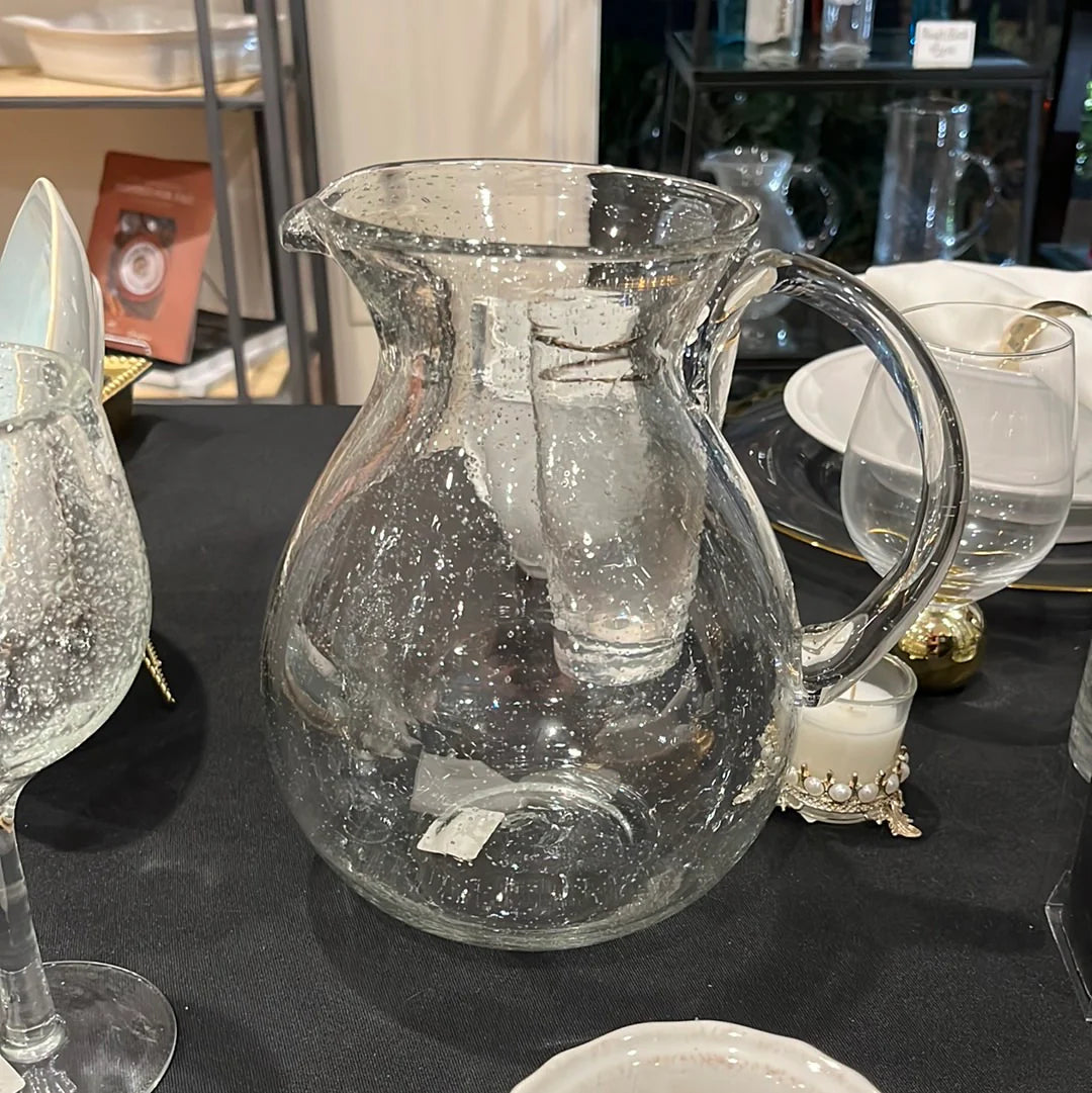 Bubble Glass Pitcher