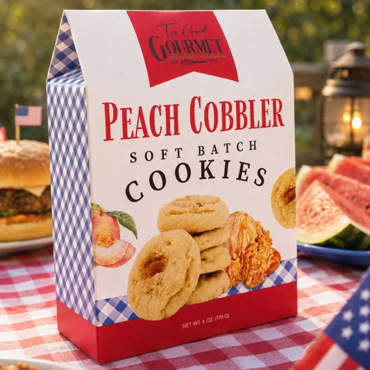 Peach Cobbler Soft Batch Cookies