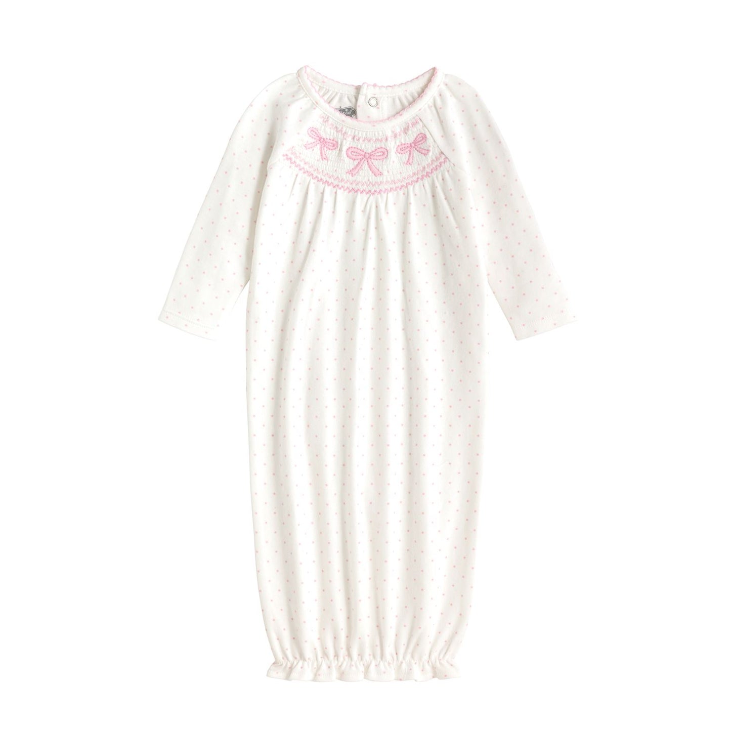 Pink Smocked Gown