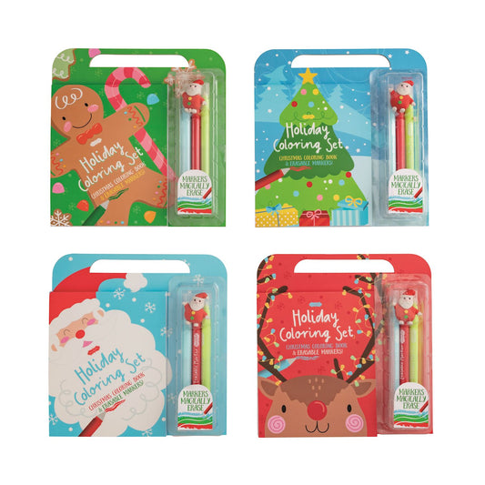 Christmas Erasable Marker Set