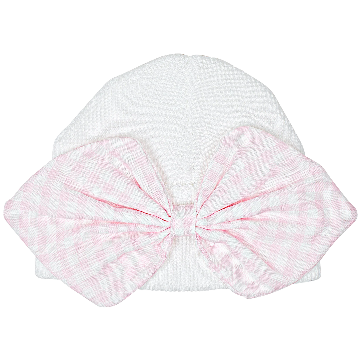 Paty Knit Saylor Beanie with Pink Bow