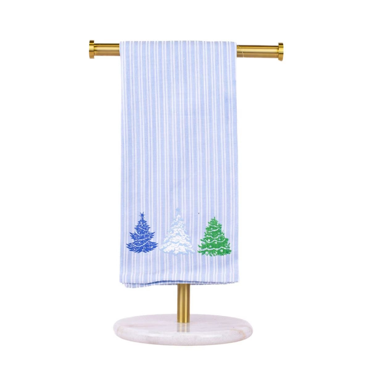 Evergreen Dreams Stripe Hand Hand Towel