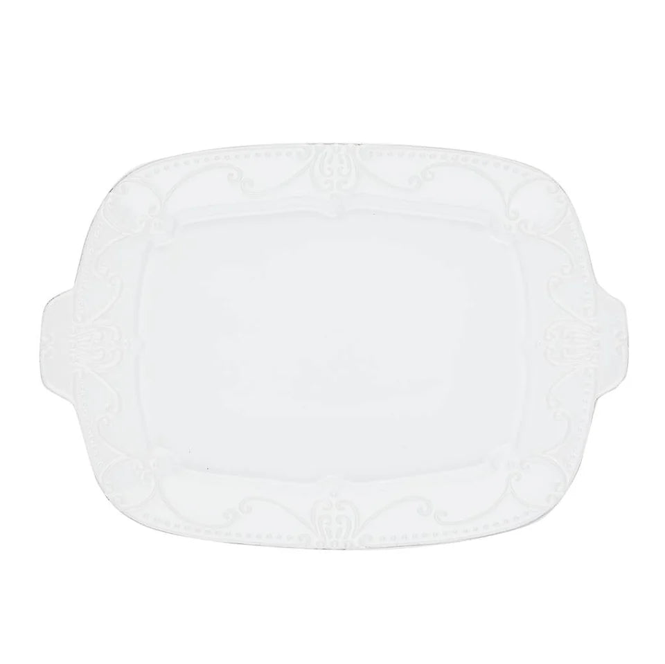 Skyros Isabella White Rectangle Tray 1309