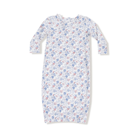 Country Girl Floral - Kimono Gown - 0-3 months