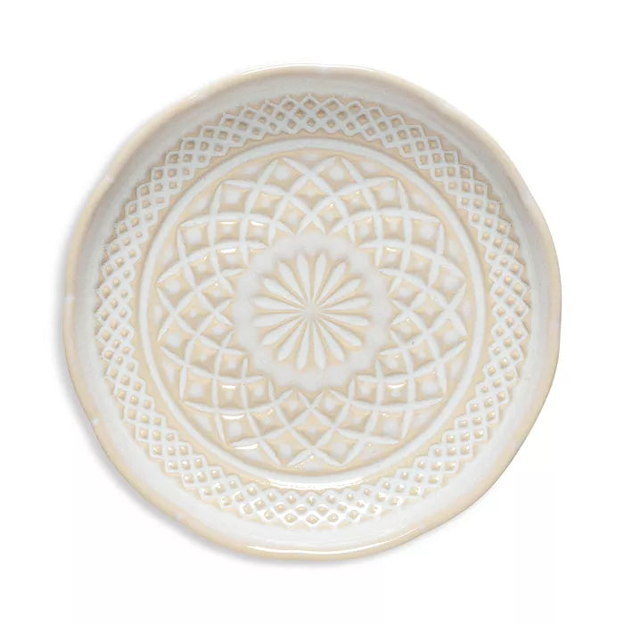 Costa Nova Cristal White Appetizer Plate