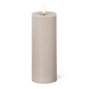 Taupe o/Off Touch LED Pillar Candle