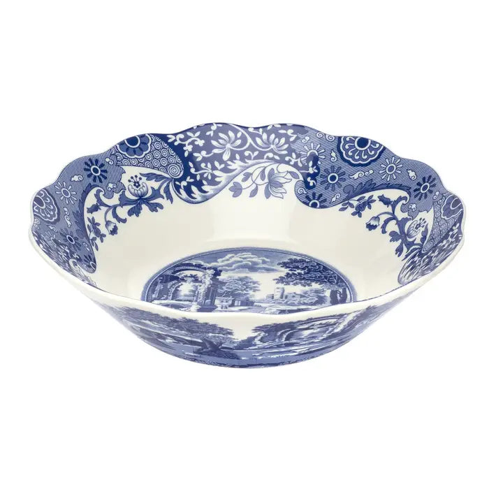 Spode Blue Italian 10 inch Daisy Bowl