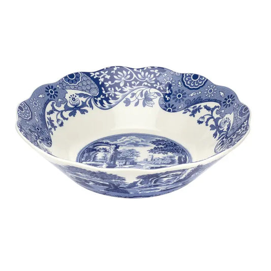 Spode Blue Italian 10 inch Daisy Bowl
