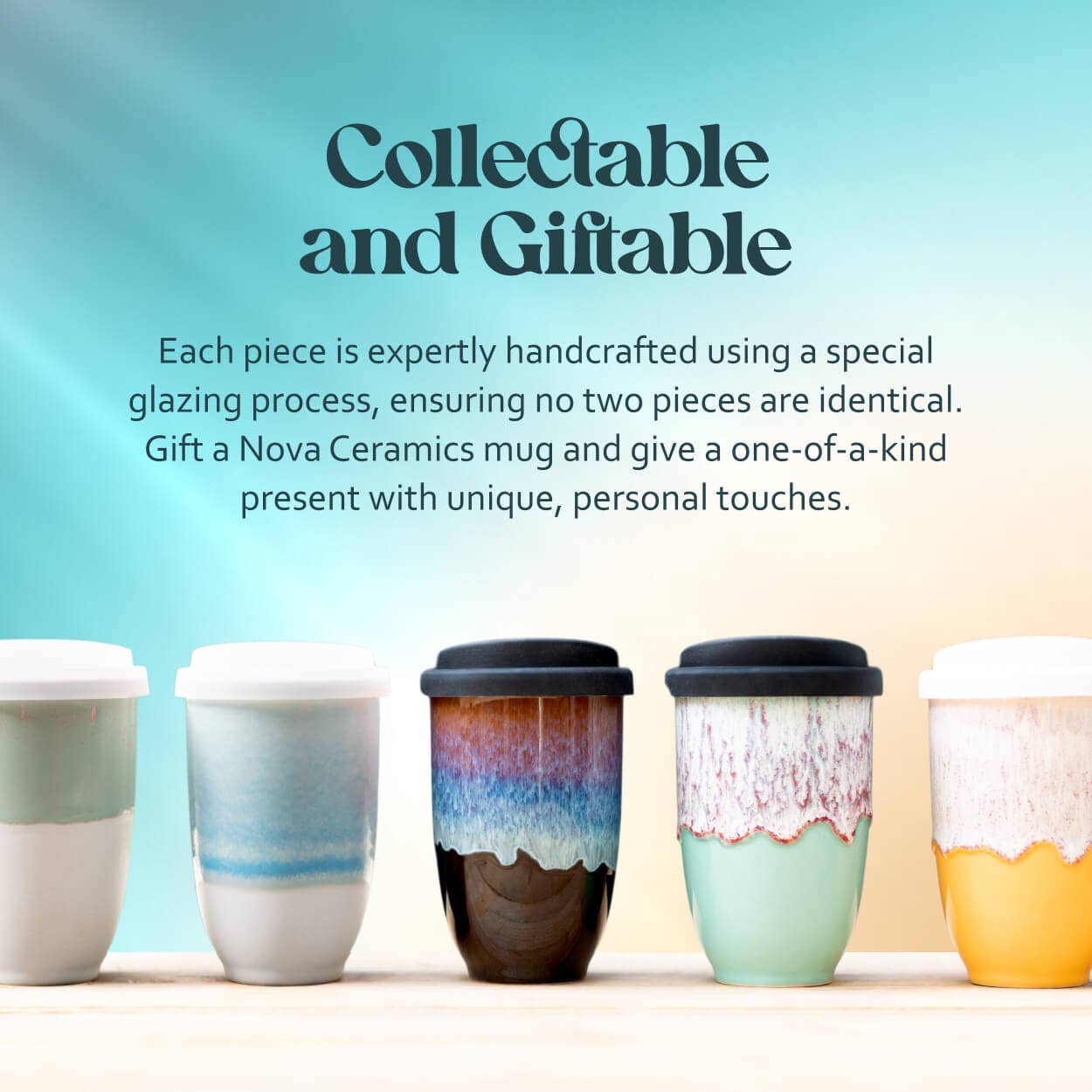 Orchid Ceramic Travel Mug – 12oz with Lid & Sleeve