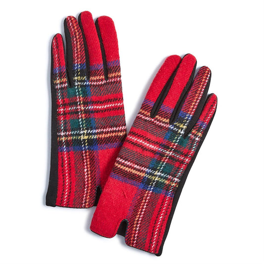 Tartan Plaid Gloves