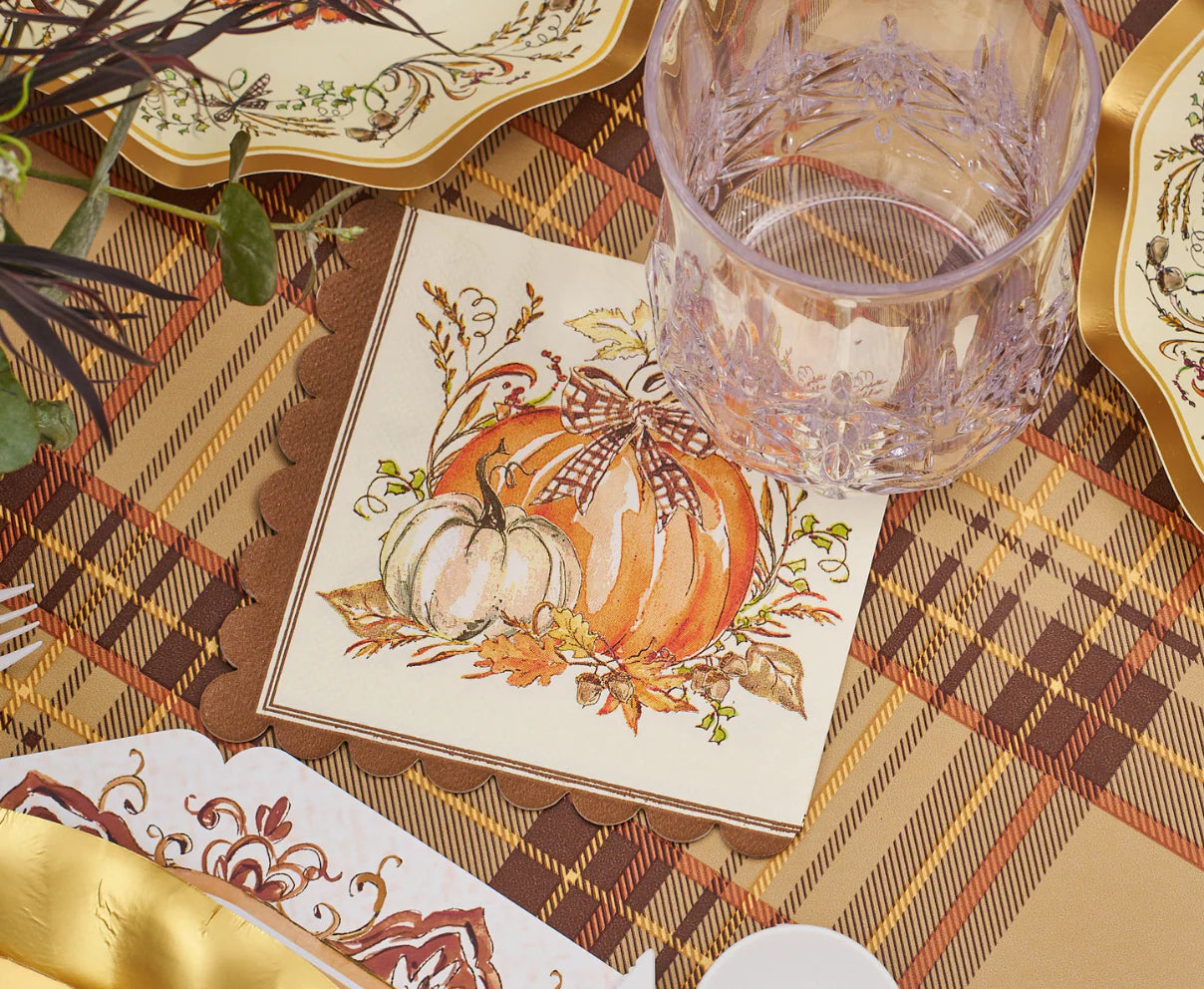 Pumpkin Harvest Cocktail Napkins