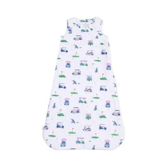 Sleep Bag - Vintage Golf Carts Pink - 0-6M