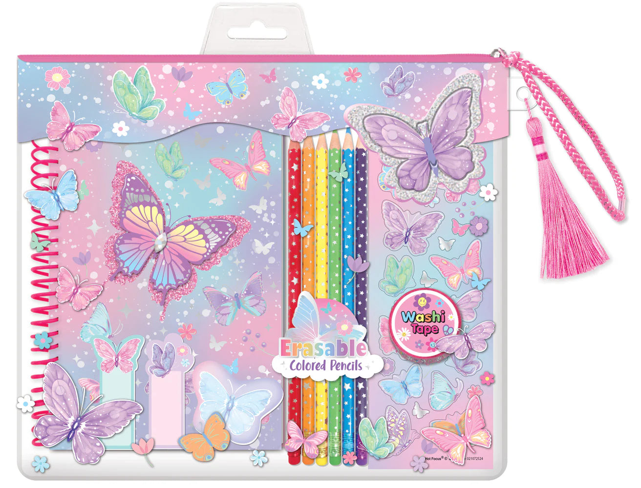 Tie Dye Butterfly Coloring Journal