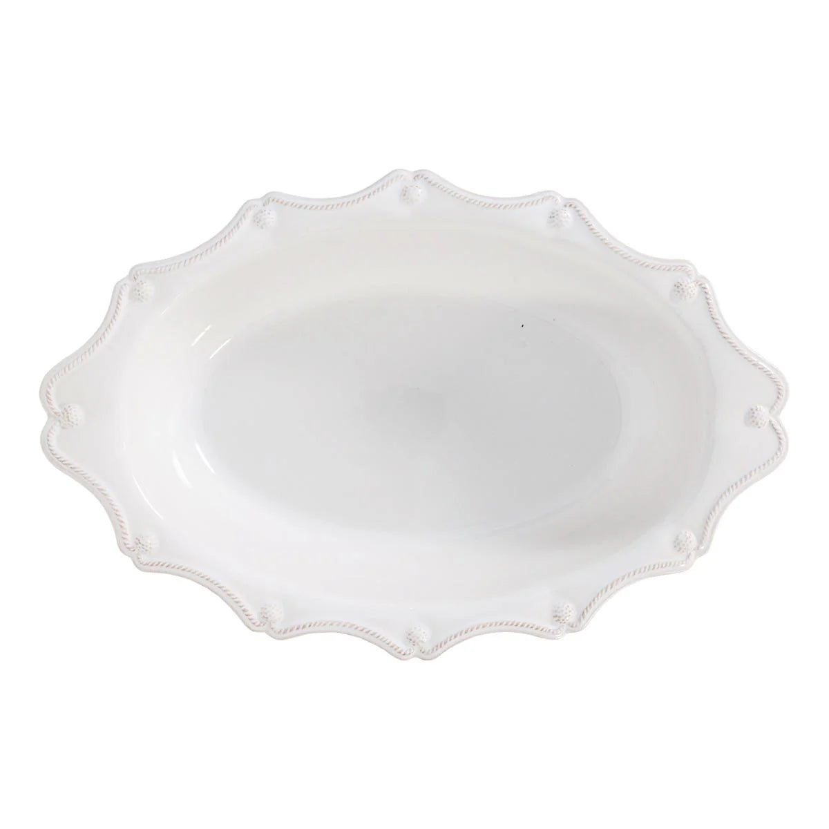 Berry & Thread 18" Oval Baker - Whitewash