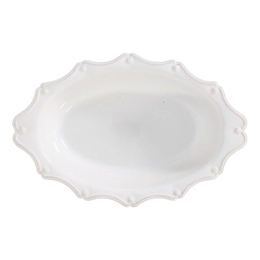 Berry & Thread 13" Oval Baker - Whitewash