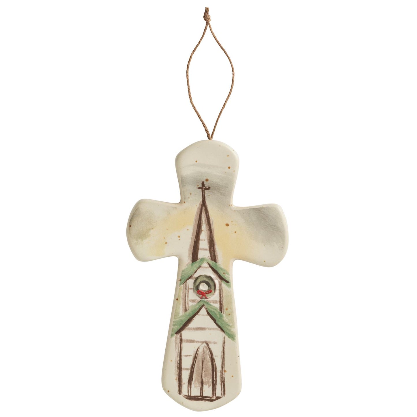 Ceramic Church Nativity Cross