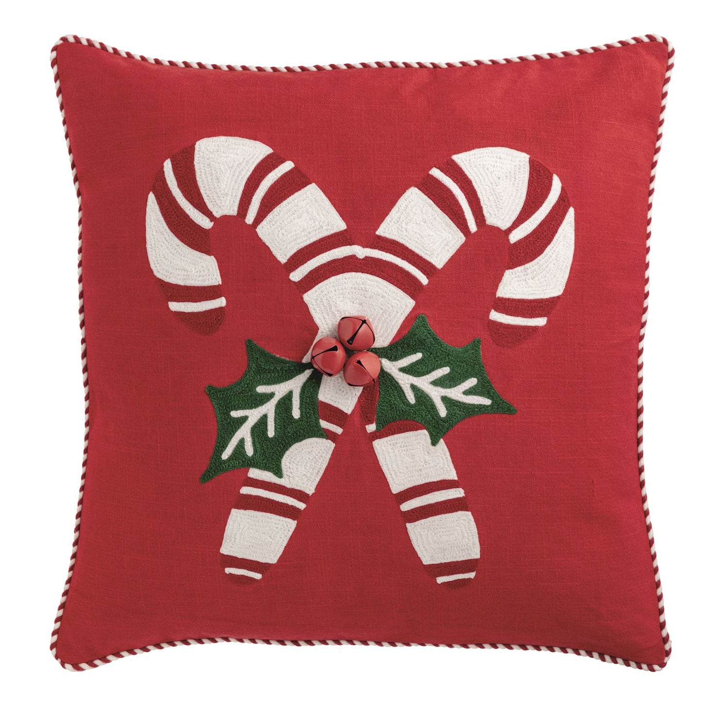 Candy Whimsey Crewel Pillow