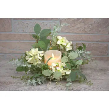 Garden Hydrangia 4.5in Candle Ring