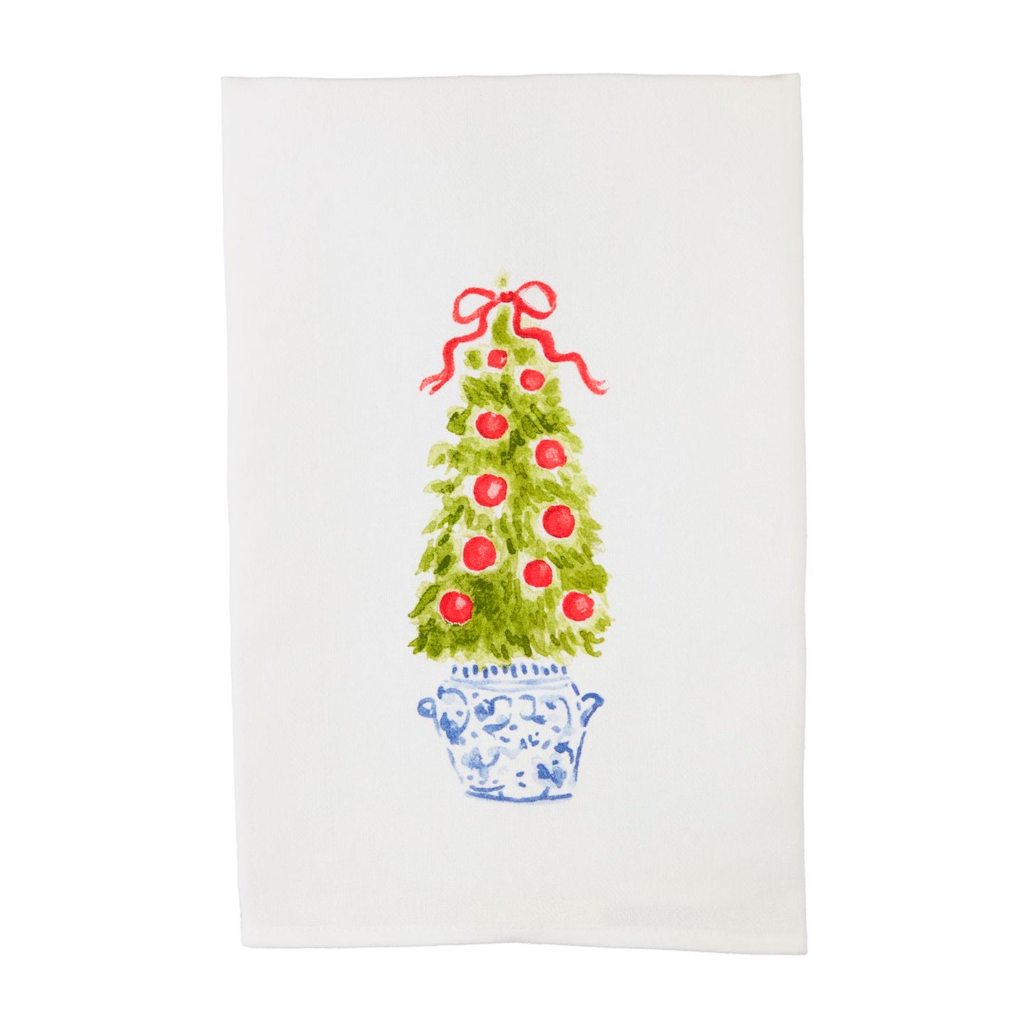 Christmas Tree Topiary Tea Towel
