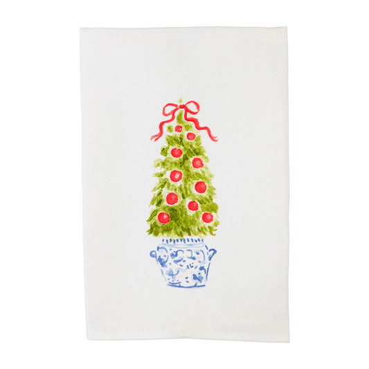 Christmas Tree Topiary Tea Towel