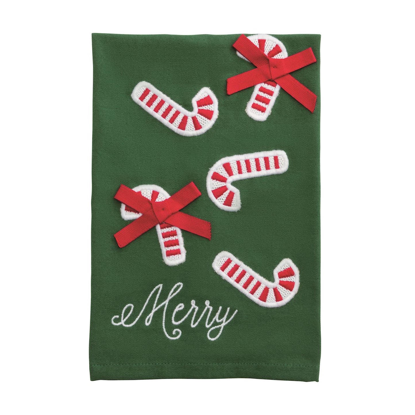 Candy Farm Crochet Christmas Towel