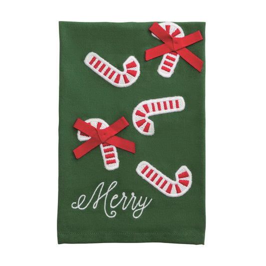 Candy Farm Crochet Christmas Towel