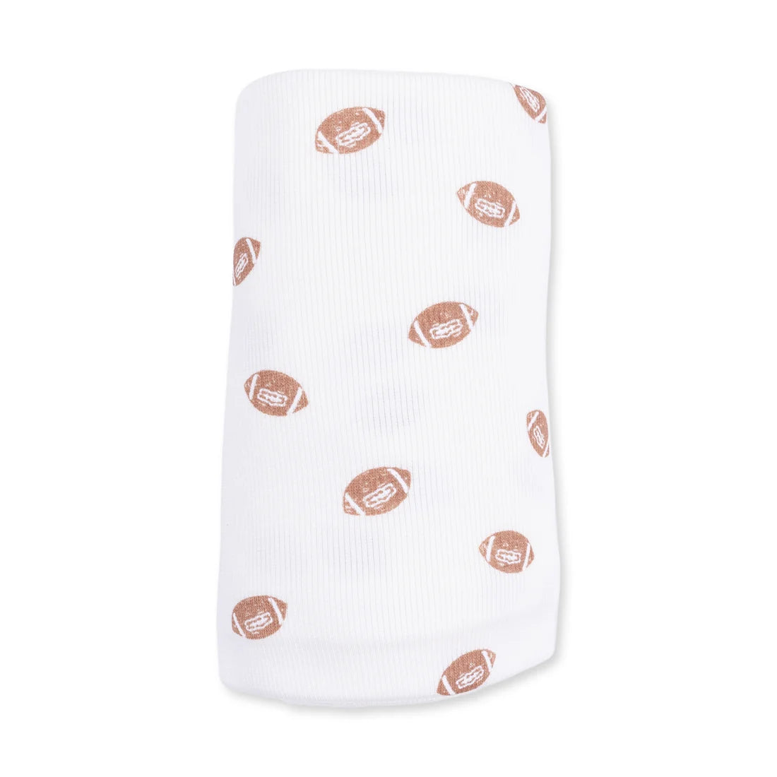 Mini Footballs Swaddle Blanket
