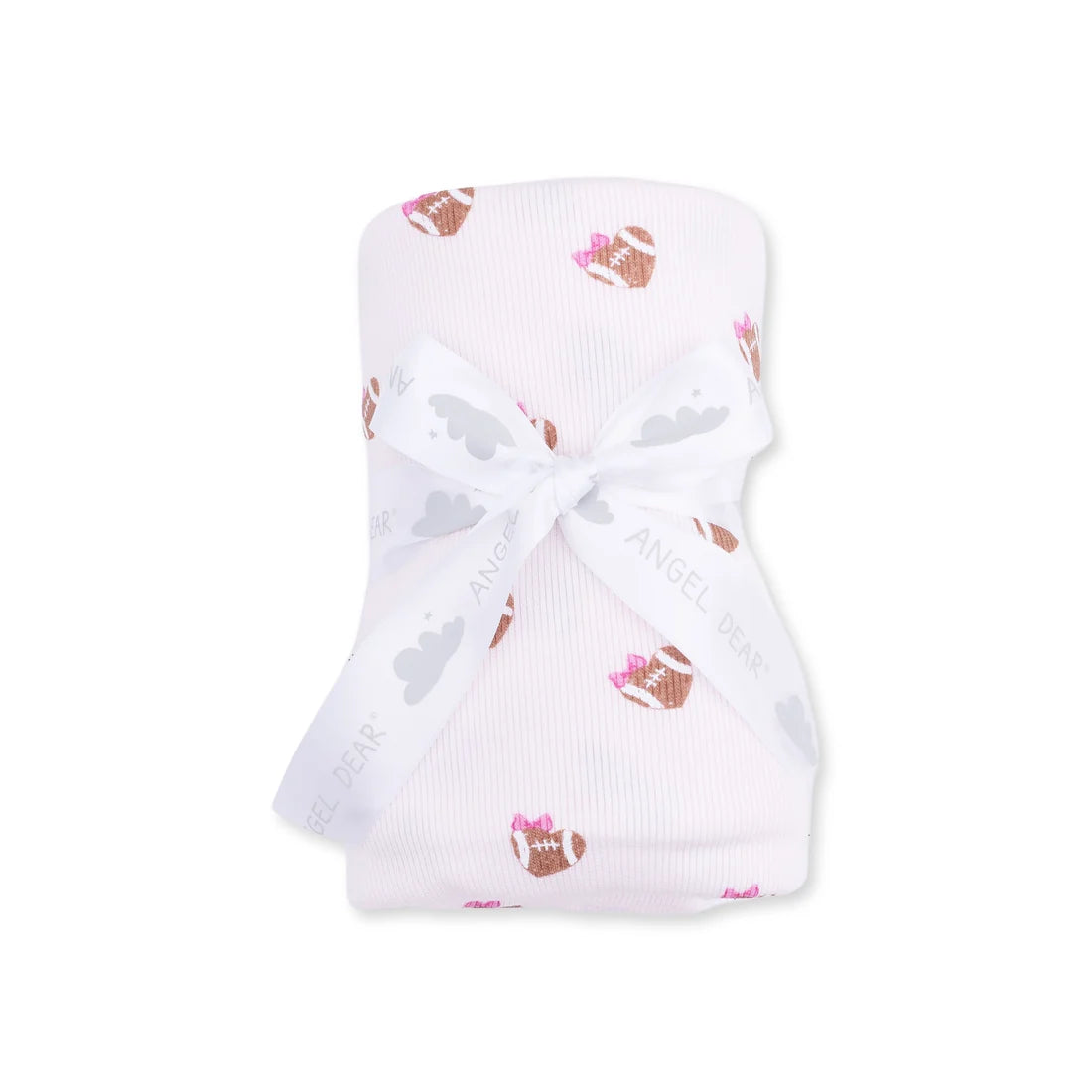 Mini Football Hearts Swaddle Blanket