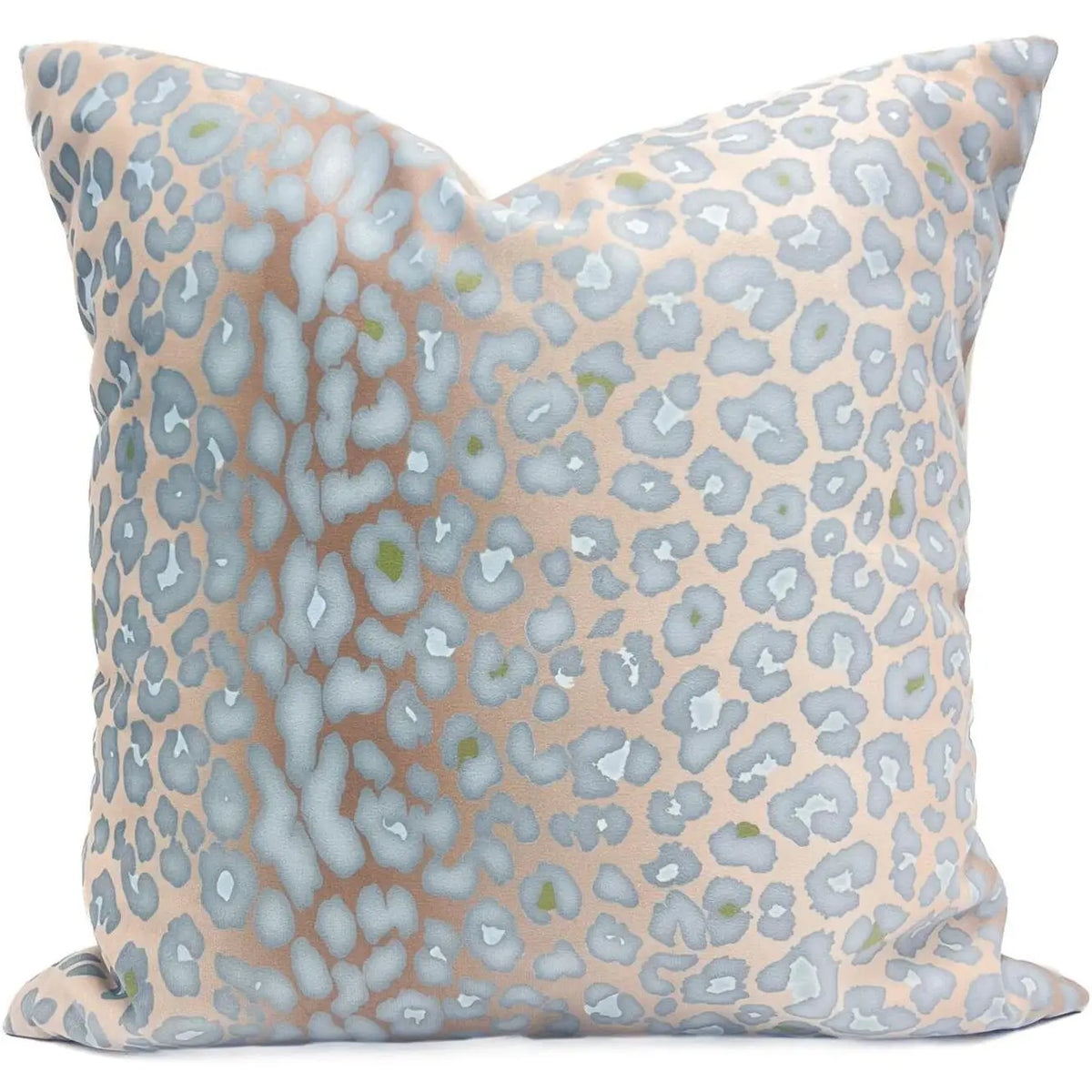 Blue Leopard Pillow