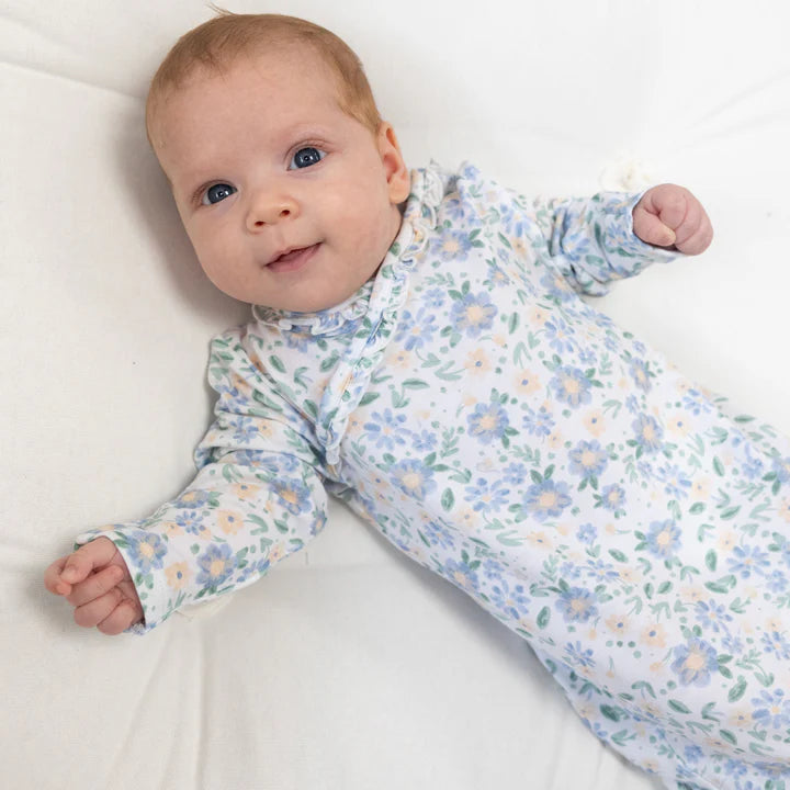 Kimono Gown - Baby Veronical Floral - 0-3M