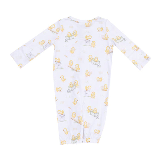 Convertible Gown - Baby Chicks - 0-3M