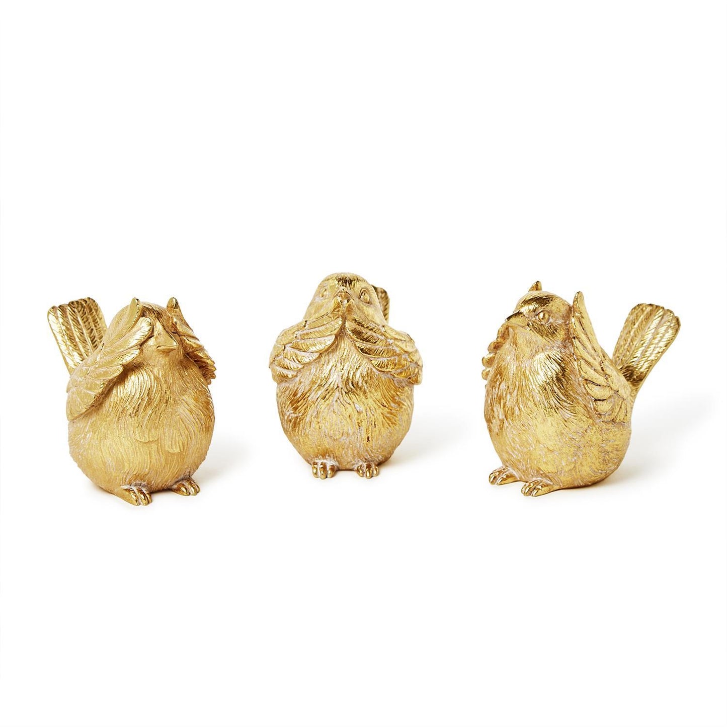 Gold Bird Decor set of #3; 54958