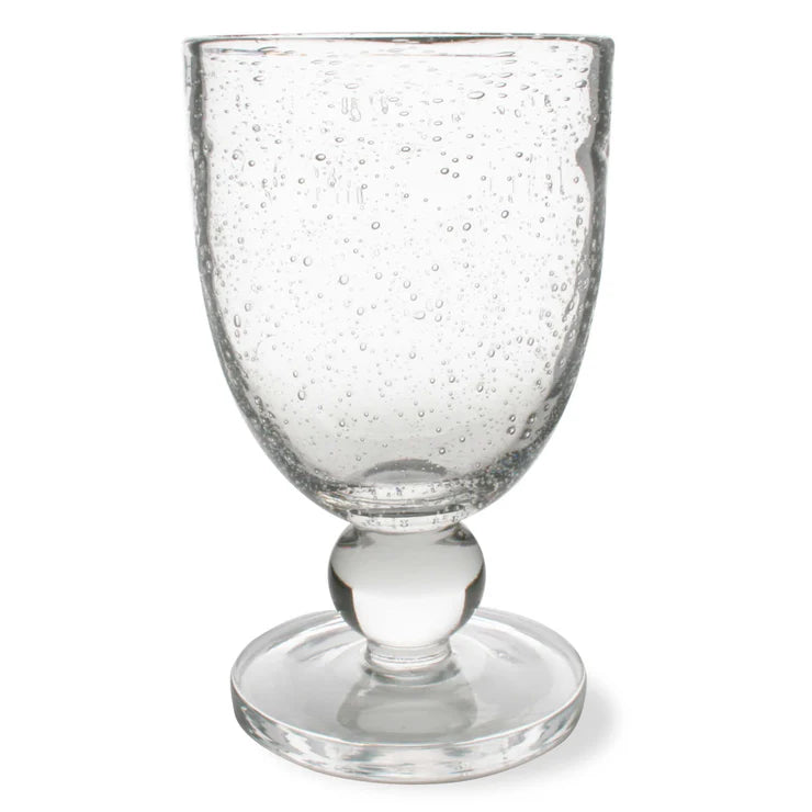 Tag Clear Bubble Goblet