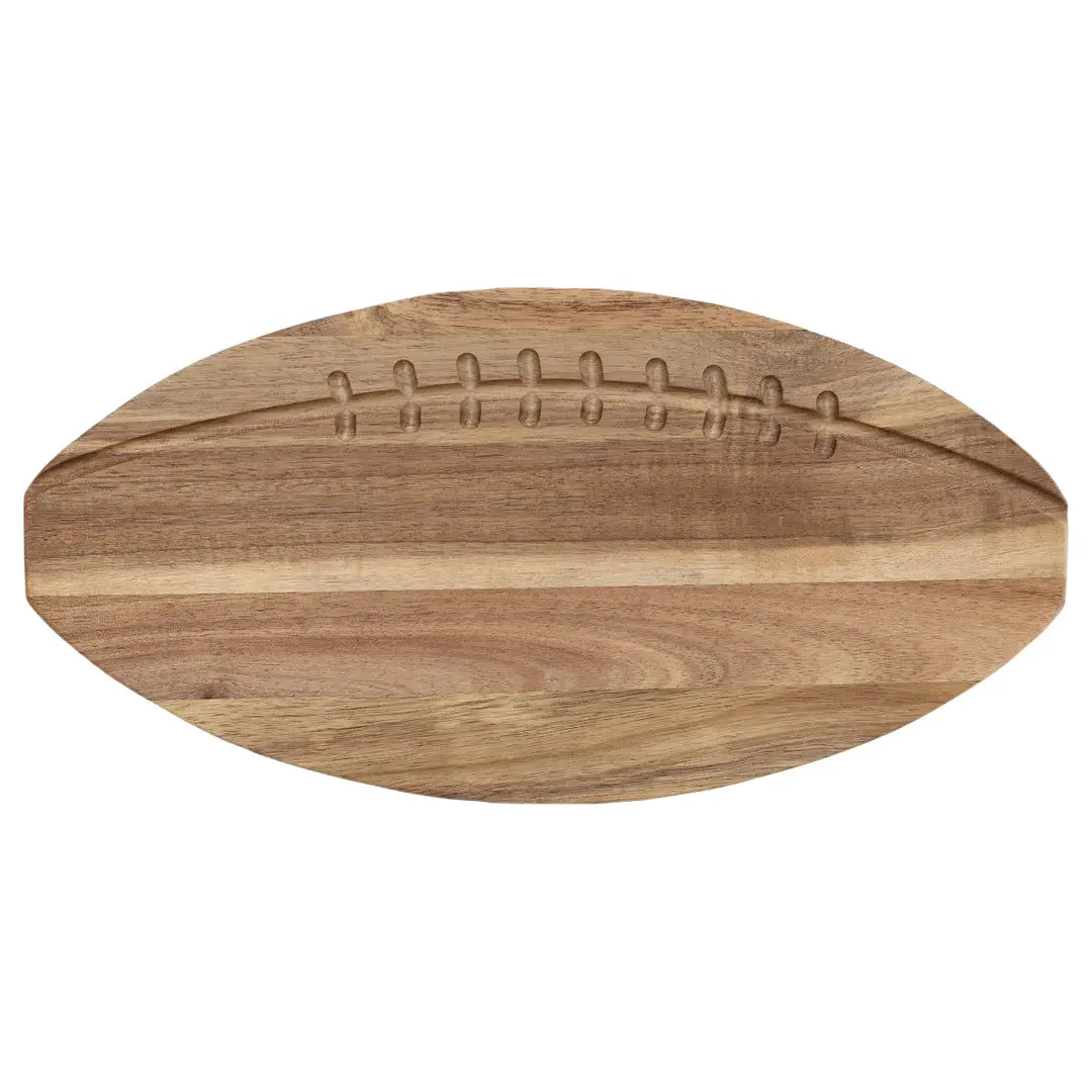 Football Wood Serving Board