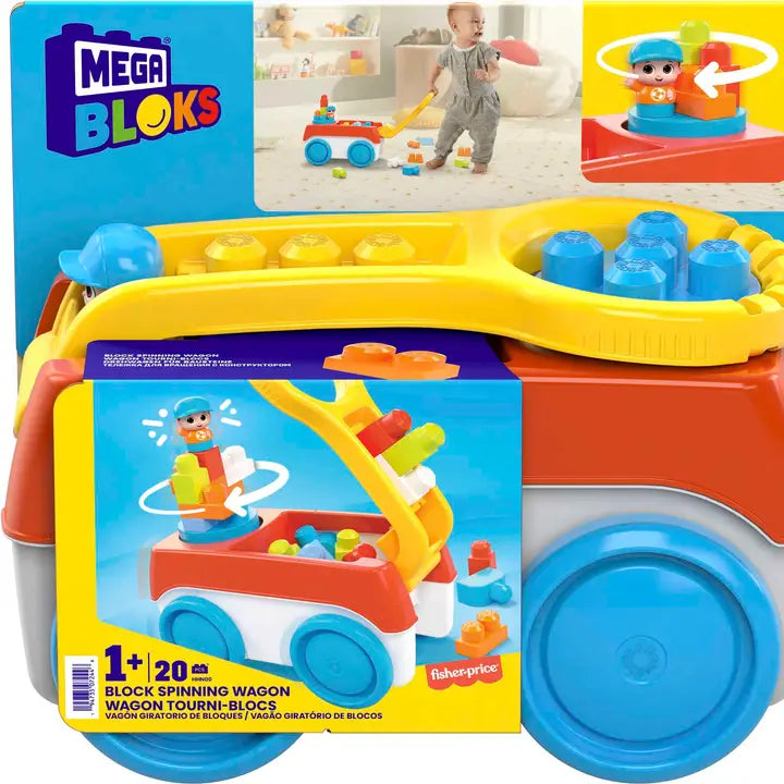 Mega Block Spinning Wagon