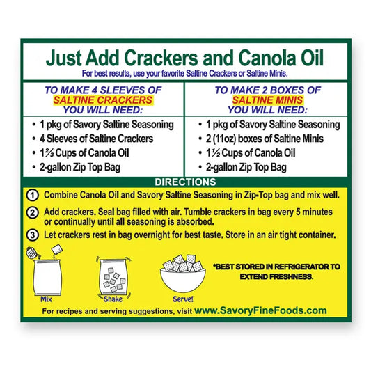 Garden Dill Gourmet Party Cracker Seasoning