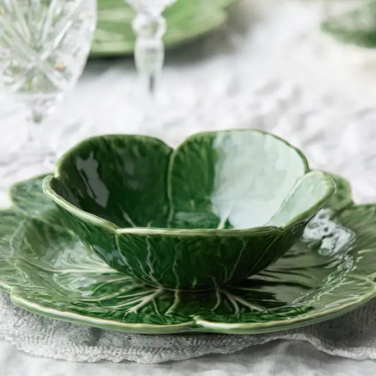 Le Jardin Cabbage 3-D Cereal Bowl 7x7x2.5 16