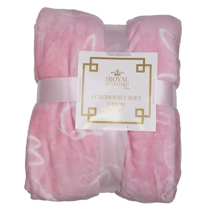 The Royal Standard Baby Pink 50 x 60 Throw