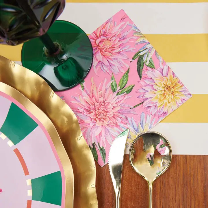 Dahlia Garden Cocktail Napkins/20pk