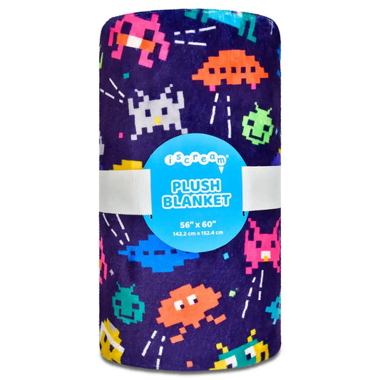 Space Gamer Plush Blanket