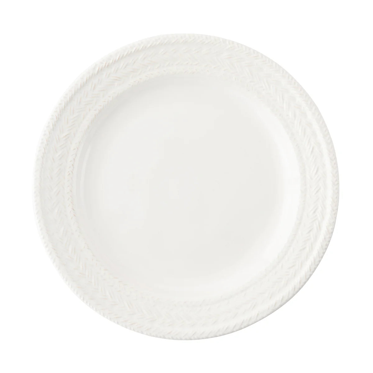 Le Panier Dinner Plate Whitewash