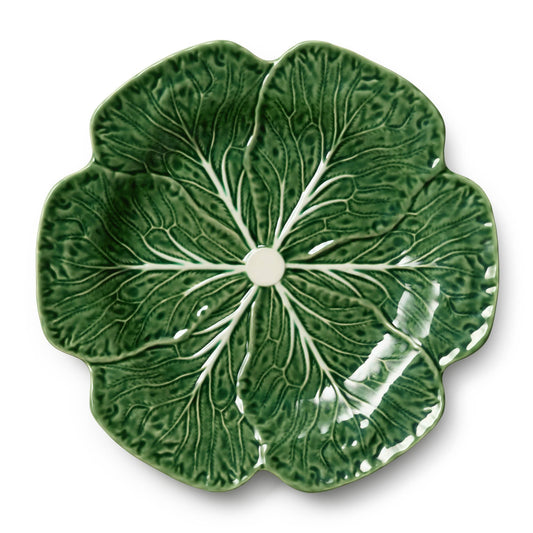 Le Jardin Cabbage 3-D Round Platter 13in