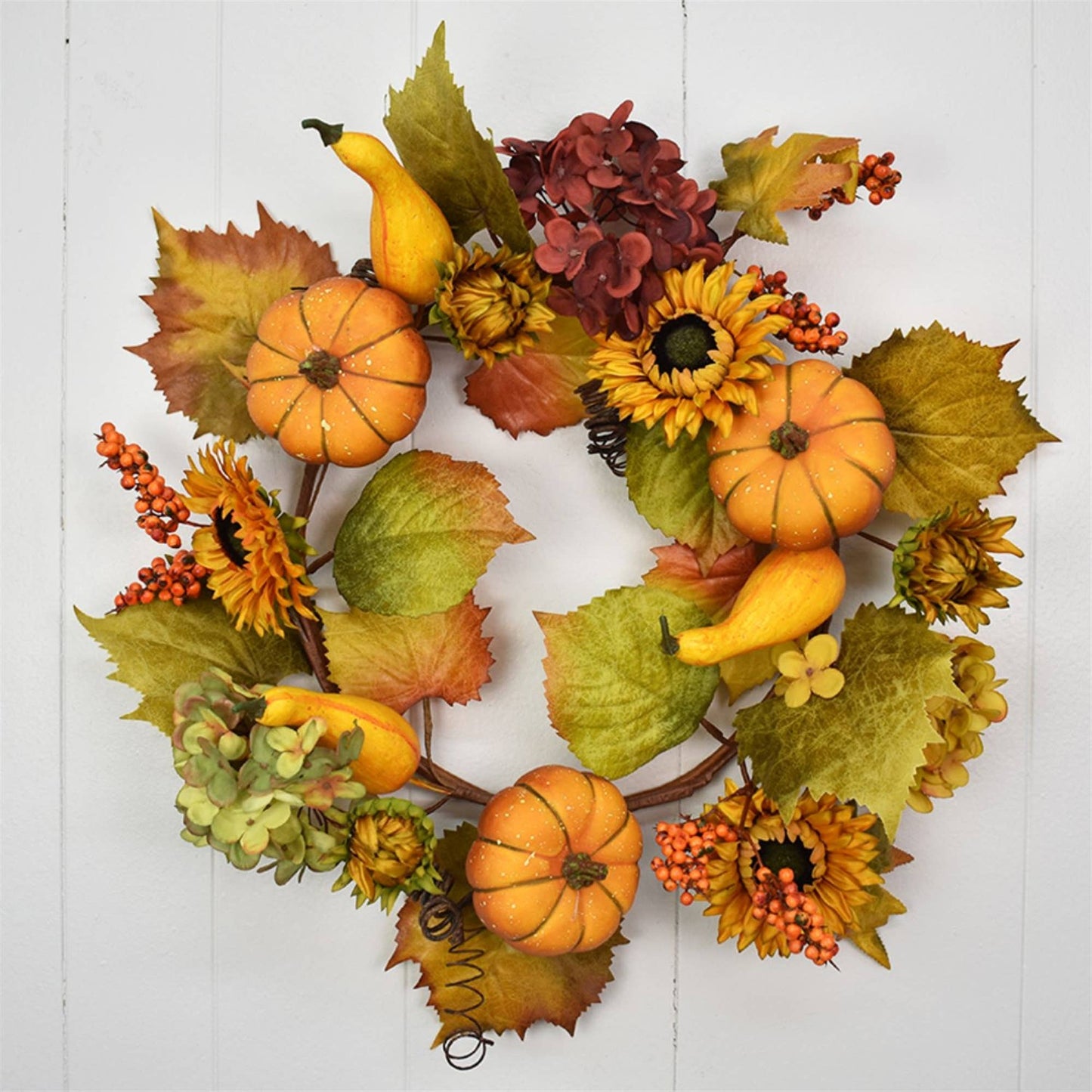 28” Sunset Vibrant Harvest Wreath