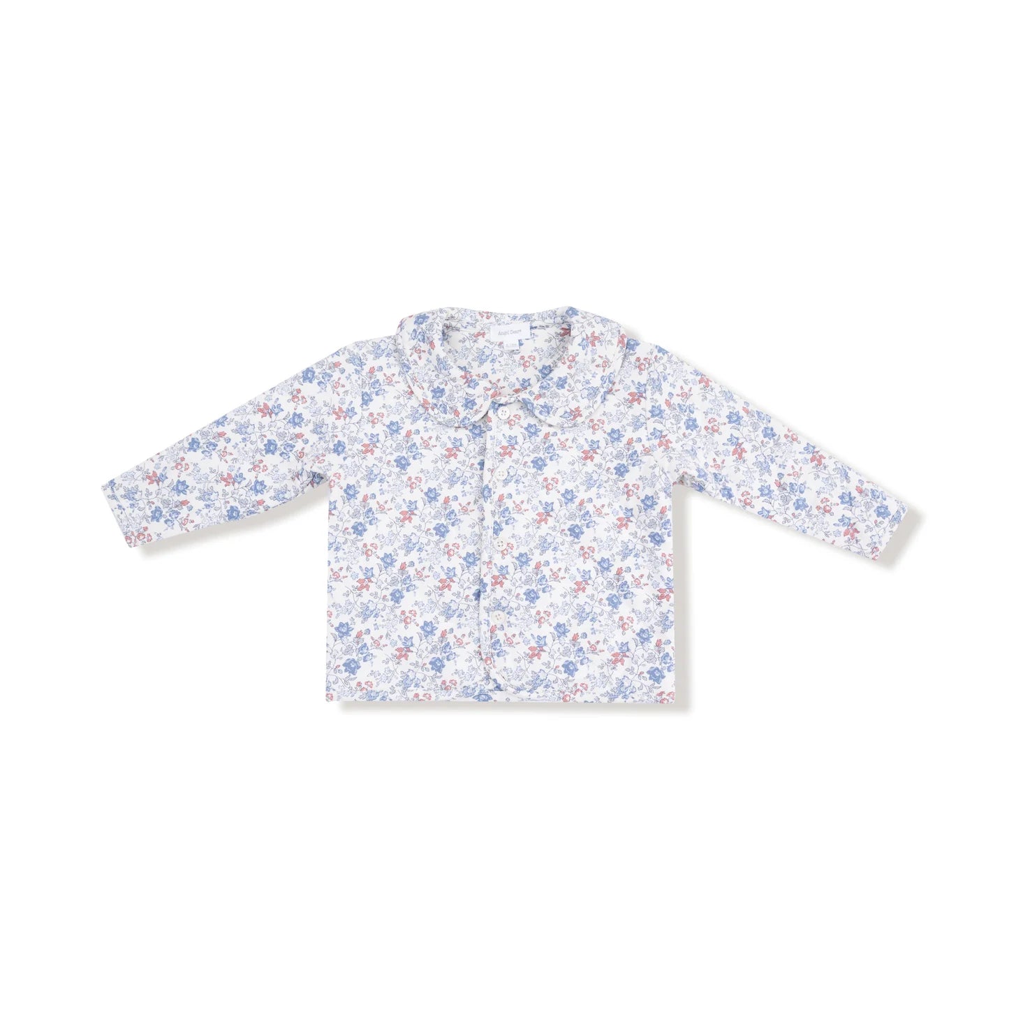 Floral Quilted Jacket w/Peter Pan Collar