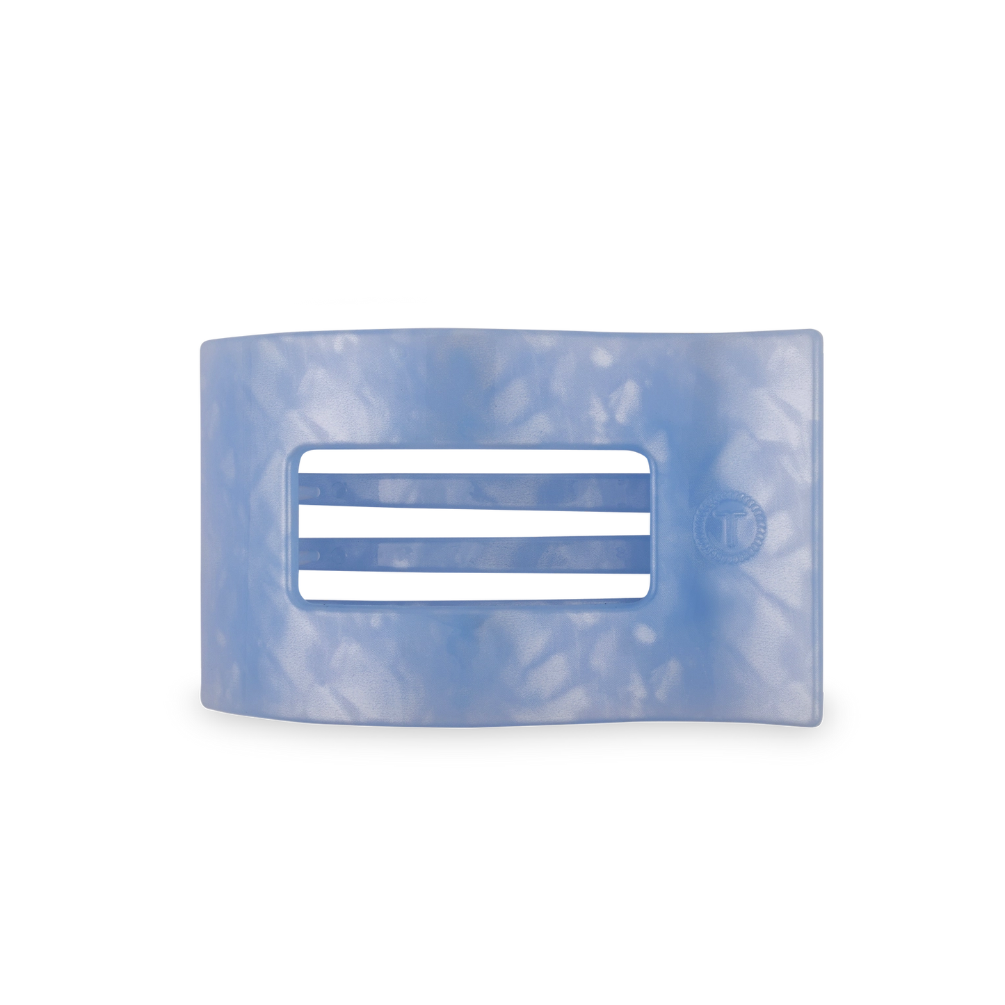 Blue Lagoon Teleties Flat Rectangular Medium Clip
