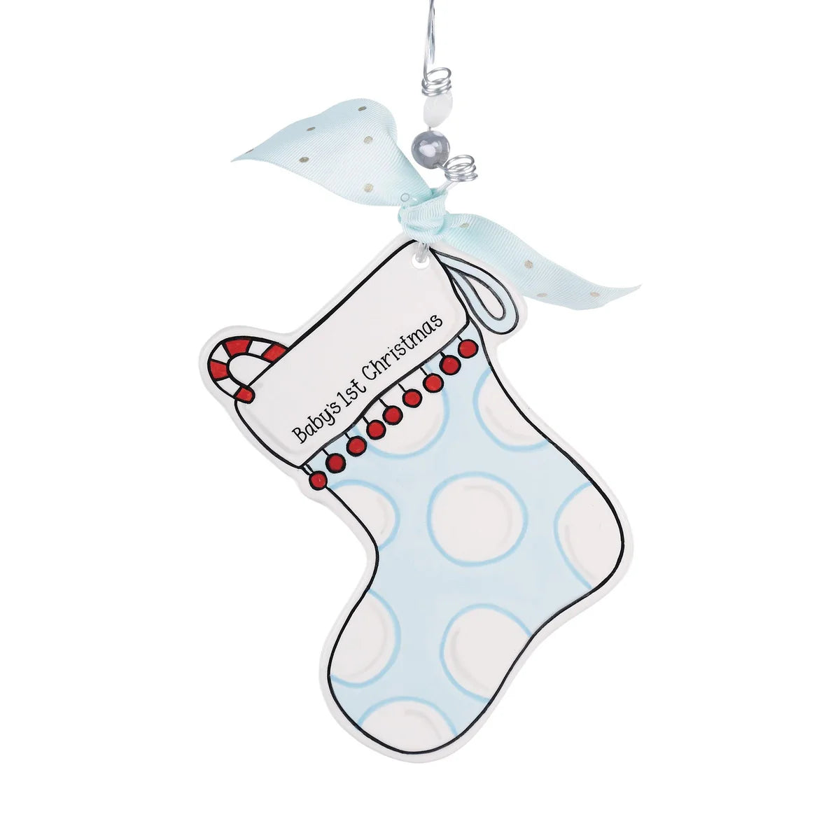 Glory Haus Baby's First Christmas Ornament Blue