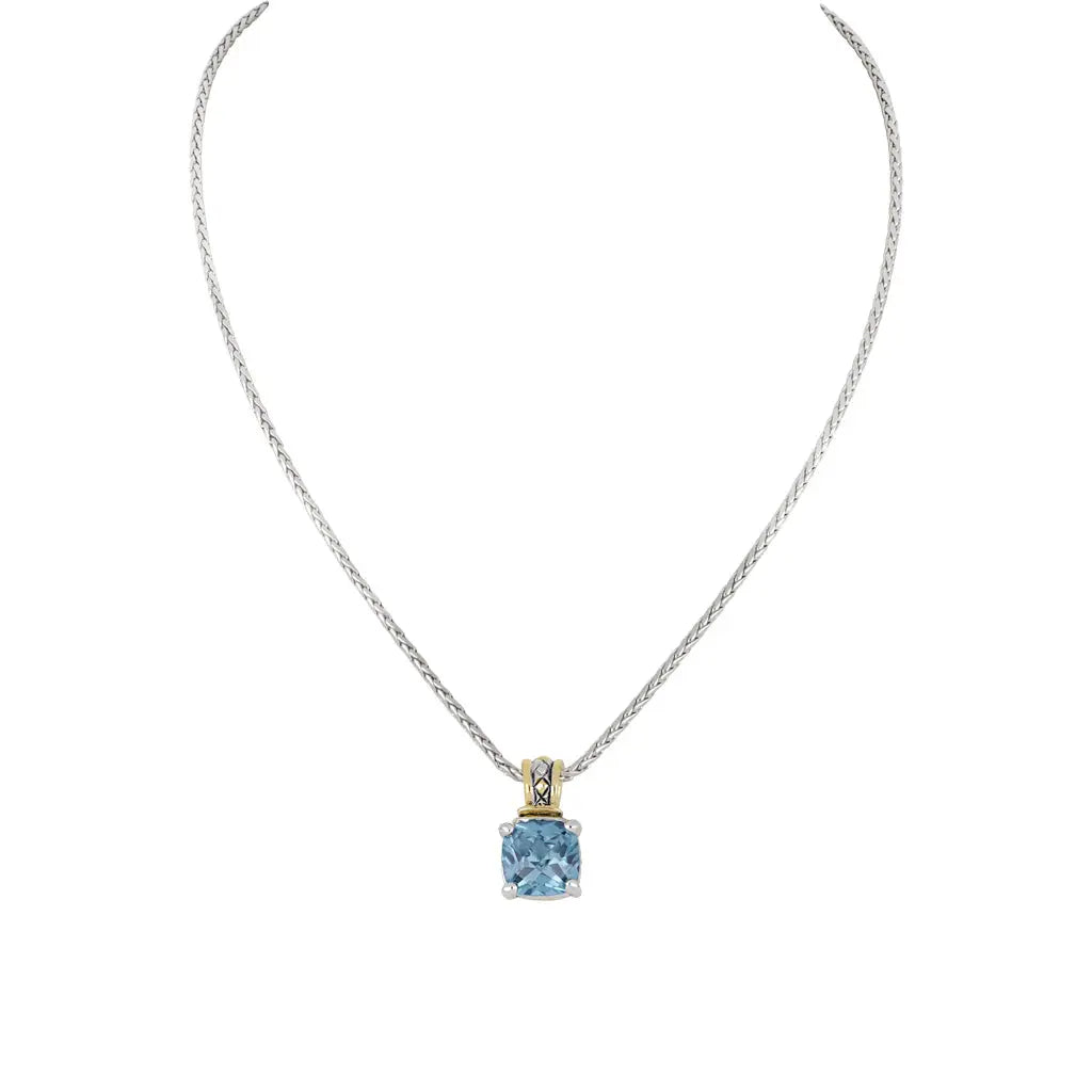 Beijos Cor - Cushion Cut Pendant Necklace